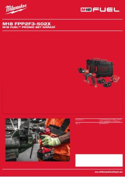 MILWAUKEE M18 FUEL™ promo set nářadí 4933492641 A4 PDF