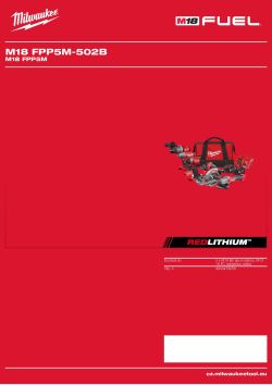 MILWAUKEE M18 FPP5M 4933478258 A4 PDF