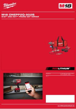 MILWAUKEE M18 ONEPP2Q-502B 4933480467 A4 PDF