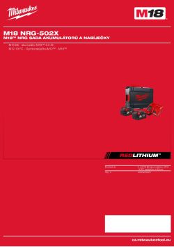 MILWAUKEE M18 NRG-502 4933480684 A4 PDF