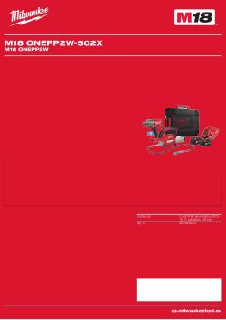 MILWAUKEE M18 ONEPP2W 4933464914 A4 PDF