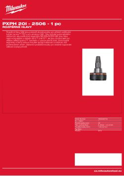 MILWAUKEE Expander heads 4932352733 A4 PDF