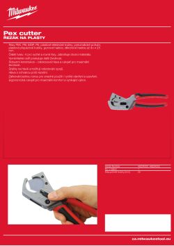 MILWAUKEE Řezák na plasty 48224200 A4 PDF
