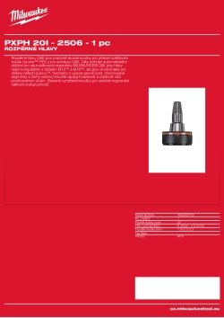 MILWAUKEE Expander heads 4932352733 A4 PDF