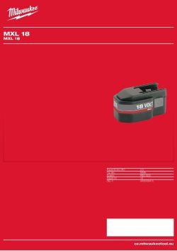 MILWAUKEE Akumulátor 18 V 3.0 Ah 4932399415 A4 PDF