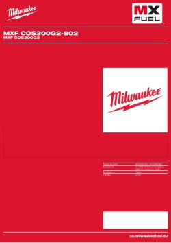 MILWAUKEE MXF COS300G2 4933480481 A4 PDF