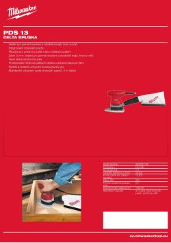 MILWAUKEE Vibrační delta bruska 4933391185 A4 PDF