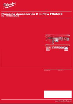 MILWAUKEE EU 1 m Holesaws 4932479118 A4 PDF