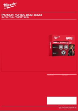 MILWAUKEE Cut.W Pro+ promotions 4932492888 A4 PDF