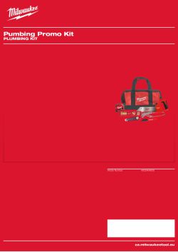MILWAUKEE Plumbing Kit 4932464908 A4 PDF