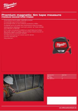 MILWAUKEE 5 m metrické 48227305 A4 PDF