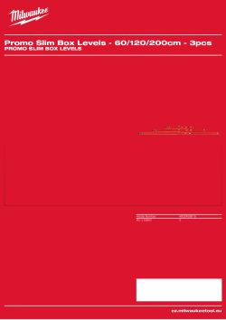 MILWAUKEE Promo Slim Box Levels 4932459618 A4 PDF