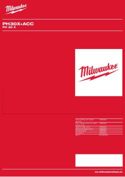 MILWAUKEE PH 30 X 4933464407 A4 PDF