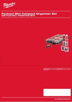 MILWAUKEE SDS-Plus Drill Promotion Sets 4932472075 A4 PDF