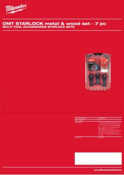MILWAUKEE Univerzální sada pro multifunkční nářadí – 7 ks 48906087 A4 PDF