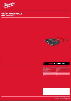 MILWAUKEE MXF NRG-602 4933498152 A4 PDF