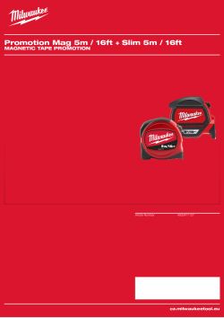 MILWAUKEE Magnetic Tape Promotion 4932471127 A4 PDF