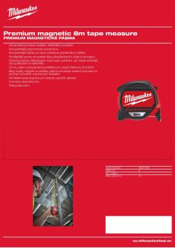 MILWAUKEE 8 m metrické 48227308 A4 PDF
