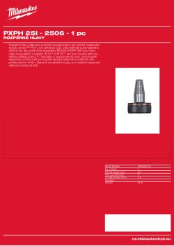 MILWAUKEE Expander heads 4932352722 A4 PDF