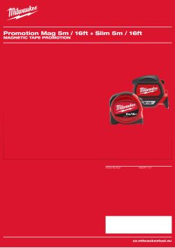 MILWAUKEE Magnetic Tape Promotion 4932471127 A4 PDF