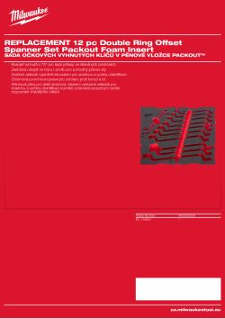 MILWAUKEE Náhradní pěnová vložka PACKOUT™ pro sadu 12 očkových vyhnutých klíčů 4932502038 A4 PDF