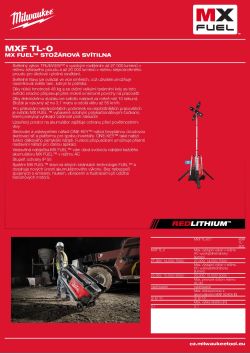 MILWAUKEE MX FUEL™ stožárová svítilna 4933492342 A4 PDF