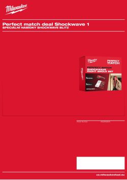 MILWAUKEE Shockwave promotions 4932492656 A4 PDF