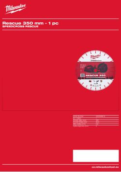 MILWAUKEE Speedcross Rescue 4932498618 A4 PDF