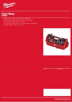 MILWAUKEE Taška 4932430061 A4 PDF