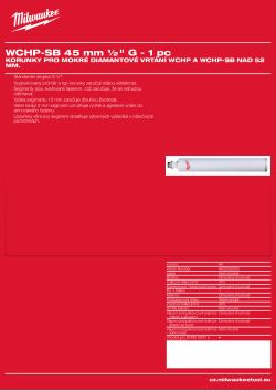 MILWAUKEE WCHP-SB 45 4932352090 A4 PDF