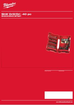 MILWAUKEE Shockwave Bitset 4932430582 A4 PDF
