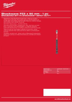 MILWAUKEE PZ2 x 90 mm - 1 ks 4932472054 A4 PDF