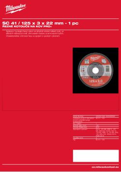 MILWAUKEE SC 41 / 125 4932490064 A4 PDF