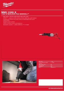 MILWAUKEE 1100 W pila SAWZALL® 4933410780 A4 PDF