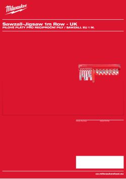 MILWAUKEE EU 1 m Sawzall Blades 4932479799 A4 PDF