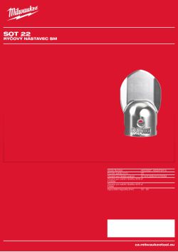 MILWAUKEE Malý rýčový nástavec pro spirály 22 mm 4932478418 A4 PDF