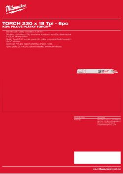 MILWAUKEE Metal: Torch 48009788 A4 PDF