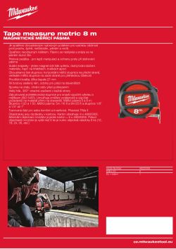 MILWAUKEE Metrický 48225308 A4 PDF