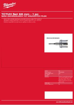 MILWAUKEE TCT Universal Holesaw sets 4932399298 A4 PDF
