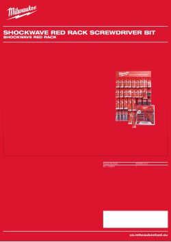 MILWAUKEE Shockwave Red Rack 4932451317 A4 PDF