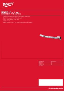 MILWAUKEE SSFB-15 4932430089 A4 PDF