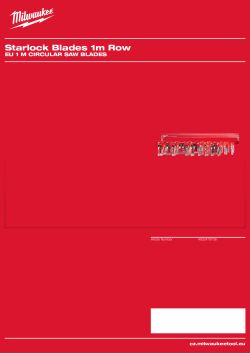 MILWAUKEE EU 1 m Circular Saw Blades 4932479736 A4 PDF