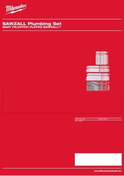 MILWAUKEE Sawzall Blade Sets 4932478076 A4 PDF