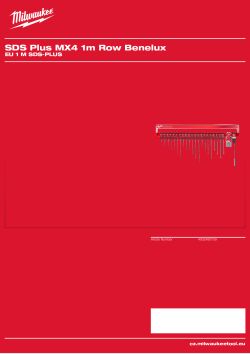MILWAUKEE EU 1 m SDS-Plus 4932480759 A4 PDF