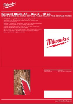 MILWAUKEE Wood with nail: AX 4932492001 A4 PDF