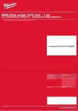 MILWAUKEE Hřídel FIXTEC. 4932399122 A4 PDF