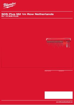 MILWAUKEE EU 1 m SDS-Plus 4932480761 A4 PDF