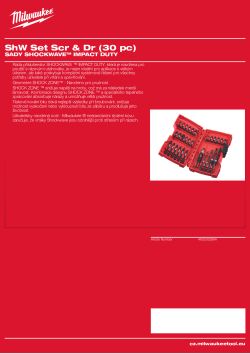 MILWAUKEE Shockwave sets 4932352894 A4 PDF