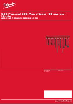 MILWAUKEE Nordic 90 cm SDS-Plus & SDS-Max 4932430526 A4 PDF