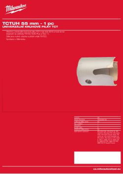 MILWAUKEE TCT Universal Holesaws 4932399106 A4 PDF